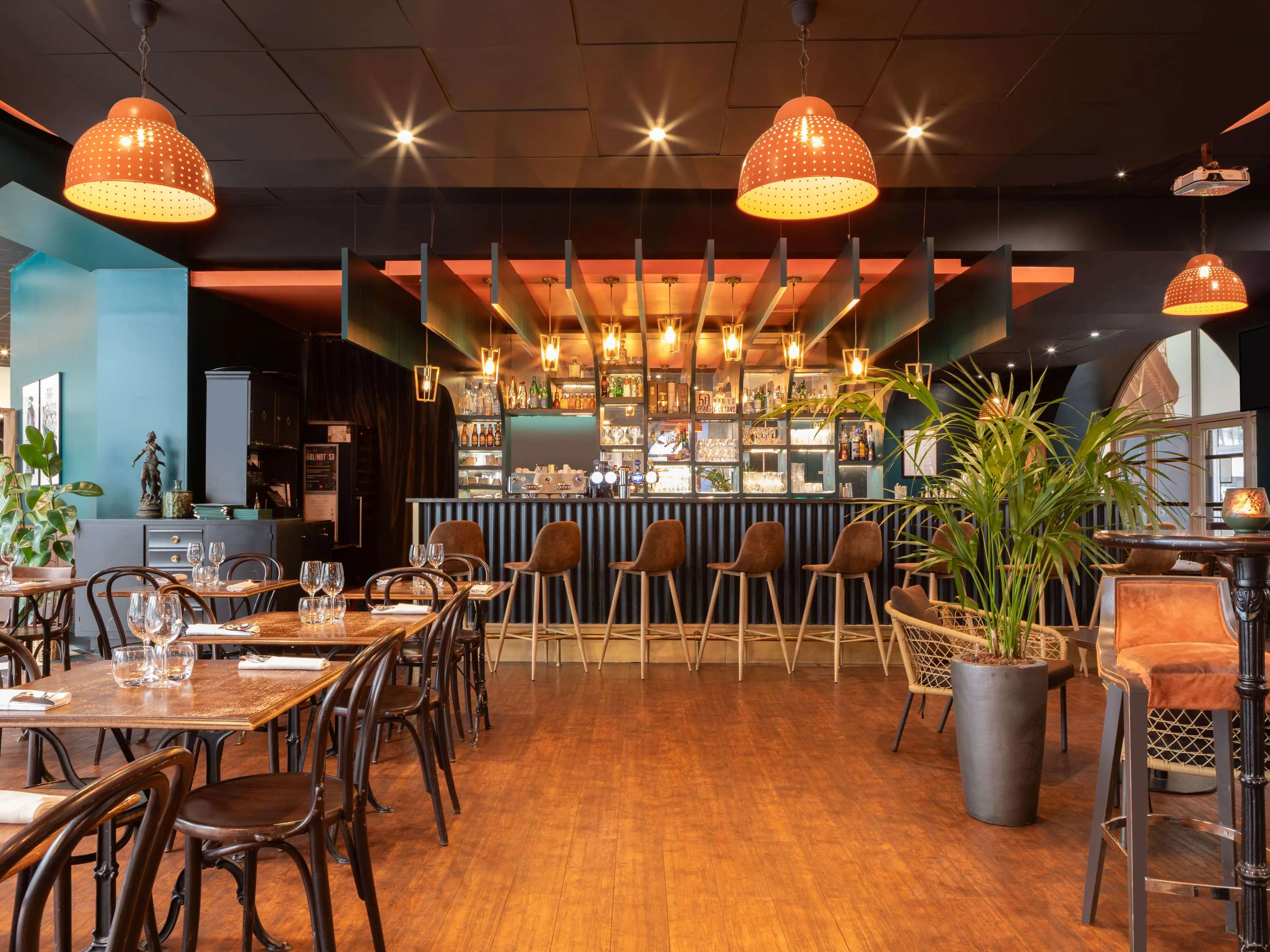 inside the restaurant